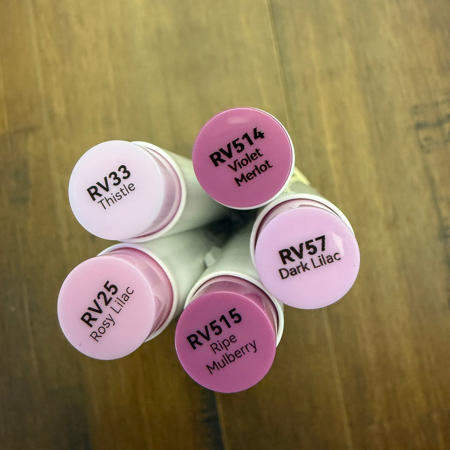 Ohuhu Honolulu Brush Markers - Brush and Fine Tip - DUSTY PINK PURPLES