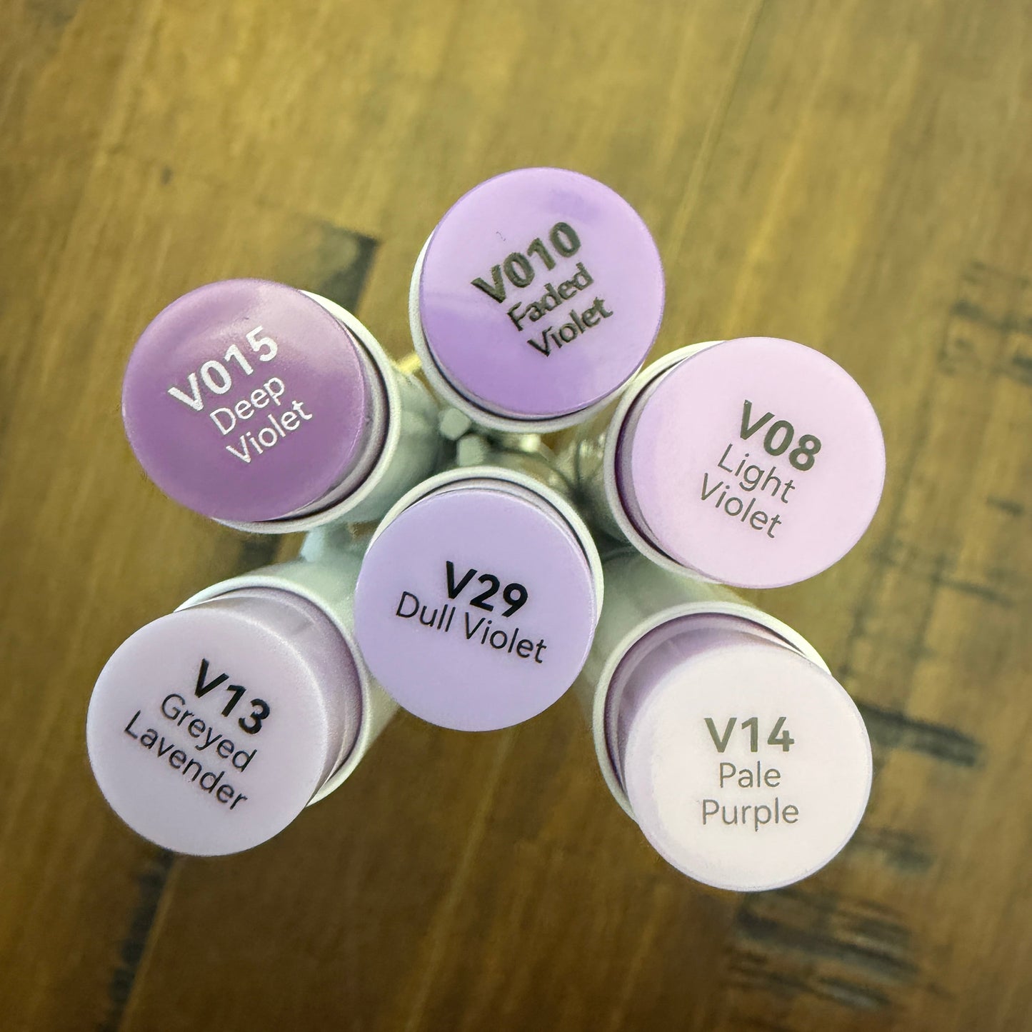 Ohuhu Honolulu Brush Markers - Brush and Fine Tip -DUSTY PURPLES