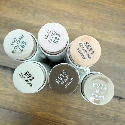 Ohuhu Honolulu Brush Markers - Brush and Fine Tip - RED BROWNS