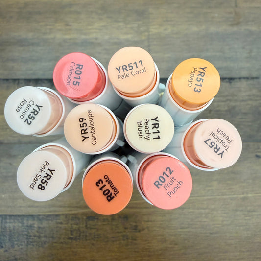 Ohuhu Honolulu Brush Markers - Brush and Fine Tip - CORALS