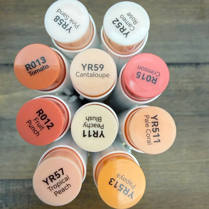 Ohuhu Honolulu Brush Markers - Brush and Fine Tip - CORALS