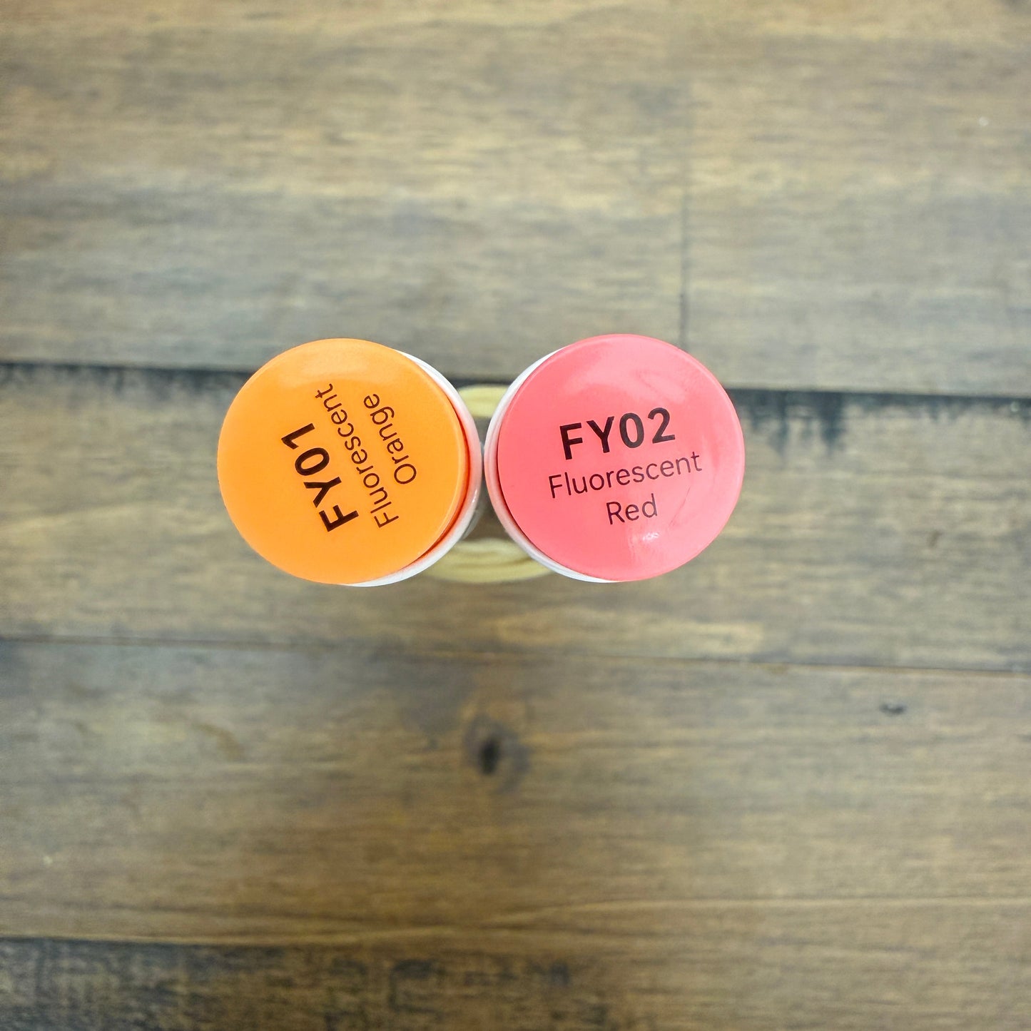 Ohuhu Honolulu Brush Markers - Brush and Fine Tip - FLUORESCENT ORANGE