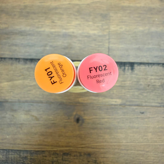 Ohuhu Honolulu Brush Markers - Brush and Fine Tip - FLUORESCENT ORANGE