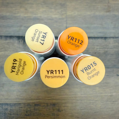 Ohuhu Honolulu Brush Markers - Brush and Fine Tip - ORANGES