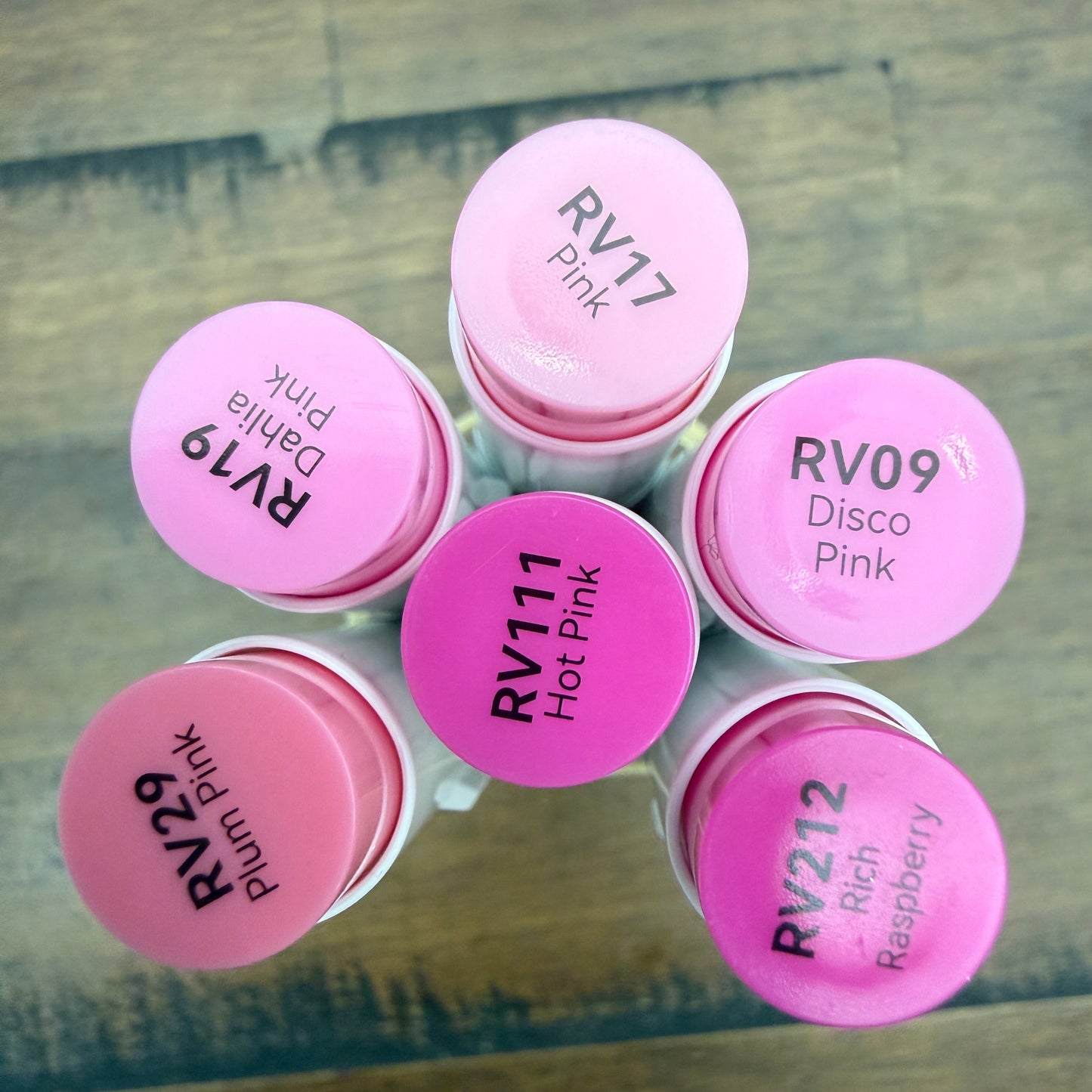 Ohuhu Honolulu Brush Markers - Brush and Fine Tip - BRIGHT PINKS