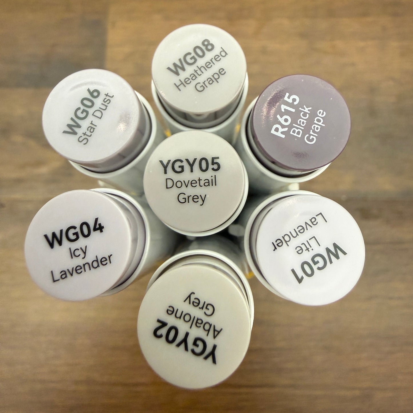 Ohuhu Honolulu Brush Markers - Brush and Fine Tip - RED GREYS