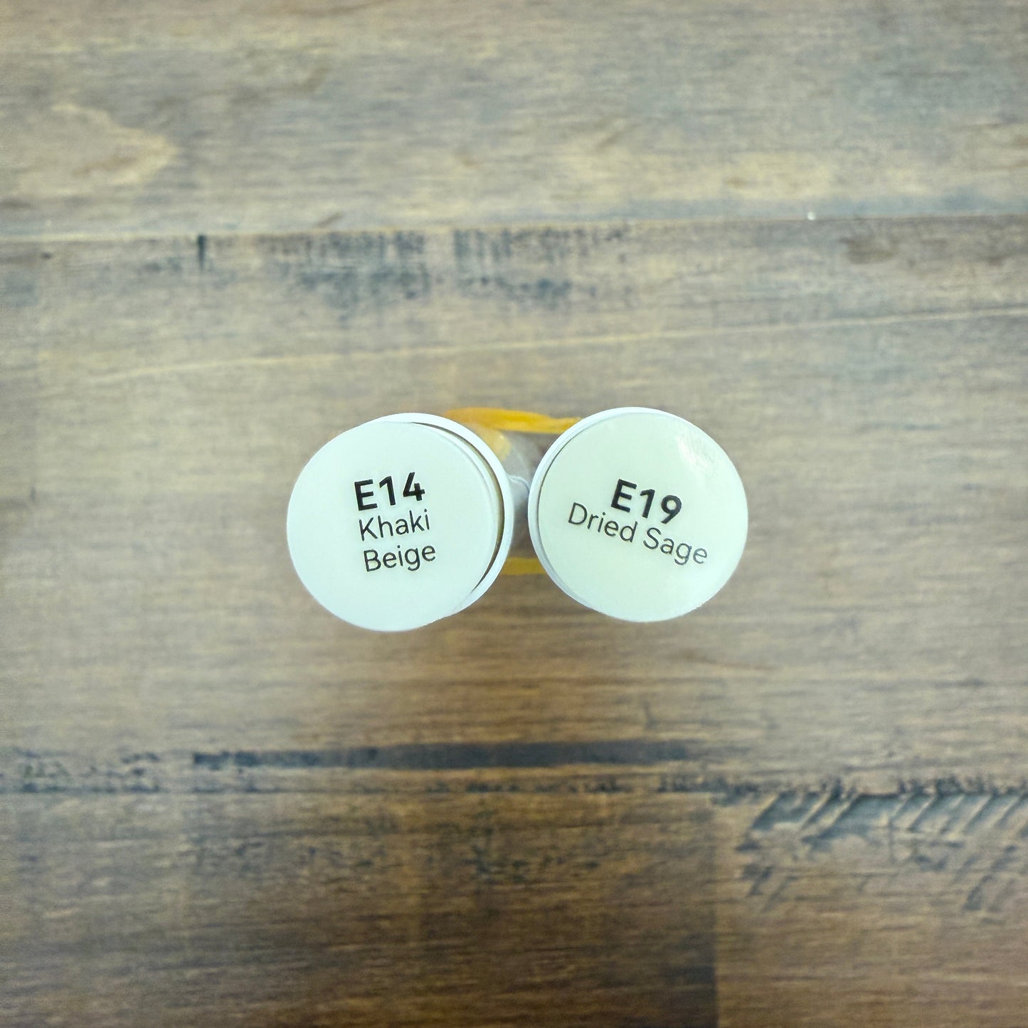 Ohuhu Honolulu Brush Markers - Brush and Fine Tip - YELLOW GREYS