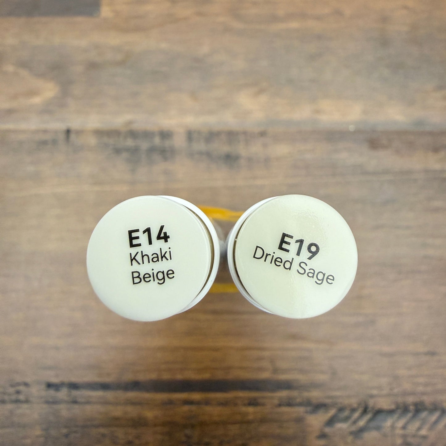 Ohuhu Honolulu Brush Markers - Brush and Fine Tip - YELLOW GREYS