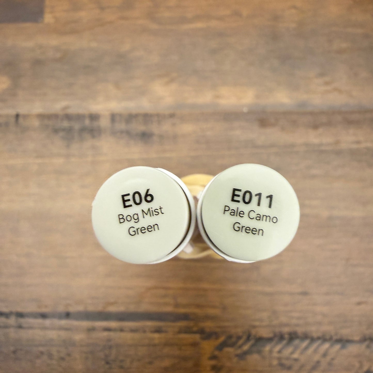 Ohuhu Honolulu Brush Markers - Brush and Fine Tip - YELLOW GREEN GREYS